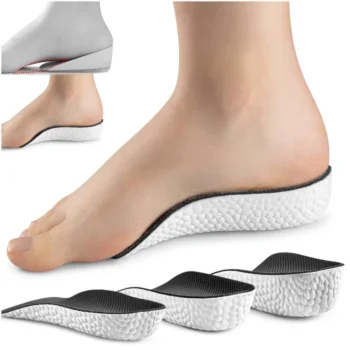 Penové podpätky na vizuálne zvýšenie výšky Heels, čierne