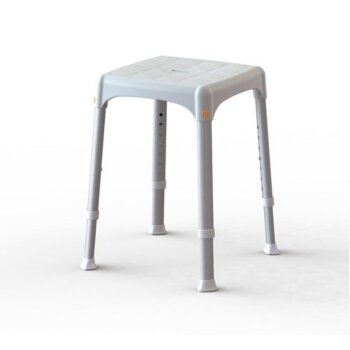 Výškovo nastaviteľná stolička do sprchy KING-STA-20, 39 - 54 cm, do 120kg