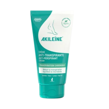 Krém na nohy proti poteniu na prevenciu mykózy, Akileine Green - 75 ml