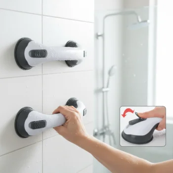 Oporné madlá s prísavkami do kúpeľne a WC – sada 2 ks