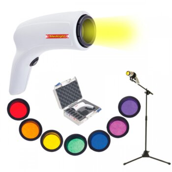Biolampa MediLight + farebná terapia + stojan k biolampe (zvýhodnený set)