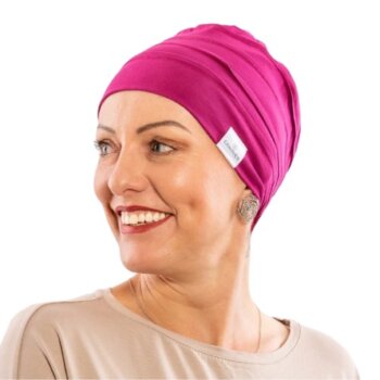 Čiapka po chemoterapii, dámska Canaver (2-vrstvová) magenta