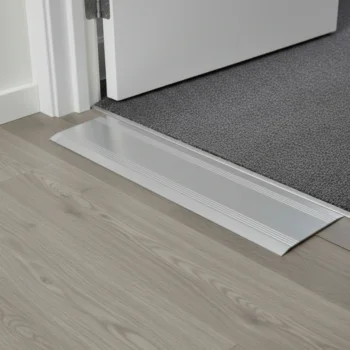 Prejazdová dverová lišta eloxovaná hliníková  – protišmyková, rôzne šírky