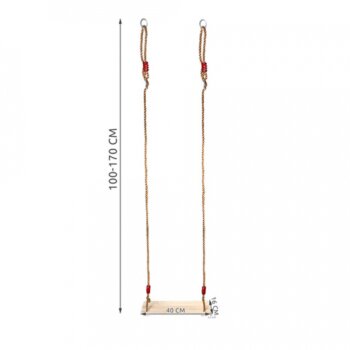 Detská záhradná drevená hojdačka