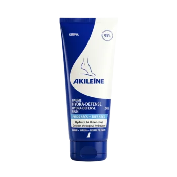 Hydratačný balzam na suché nohy, Akileine Blue - 125 ml