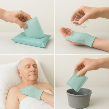 Hygienická umývacia špongia na telo s aloesom a harmančekom Cleanet Plus – 10 ks