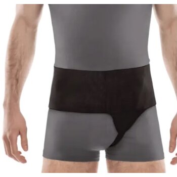 Jednostranný pás na slabinovú prietrž "AXILMAX" O-1408, ľavý, čierny