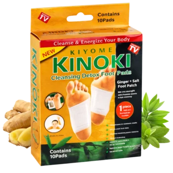 Detoxikačné náplasti KINOKI so zázvorom a soľou - 10 ks