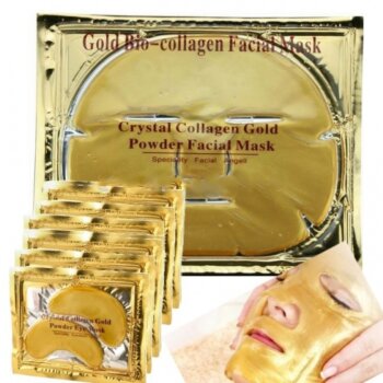 Zlatá kolagénová maska pod oči