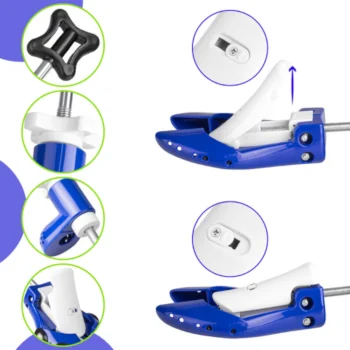Napínač na roztiahnutie úzkych topánok s osviežovačom, 4 smery - S (35-41)