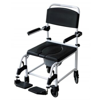 Sprchovací a WC vozík s mäkkým sedadlom – pre seniorov a pacientov