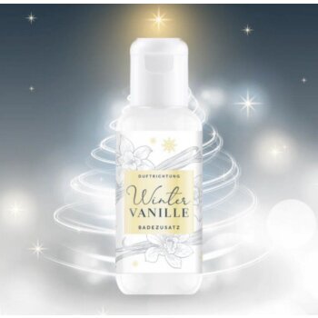 Zimný kúpeľ s vanilkovým extraktom, 100 ml