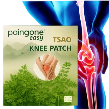 Prírodná bylinková náplasť na bolesť kolena – hrejivá úľava, 10 ks