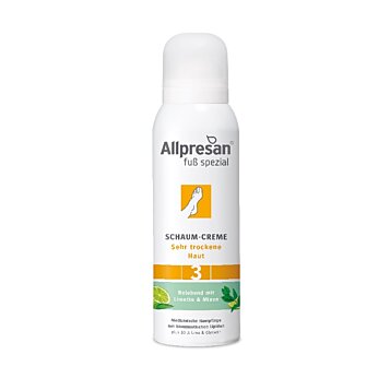 Allpresan 3® Krémová pena s 10% Urey na veľmi suchú pokožku nôh s vôňou Limetka mäta, 125 ml