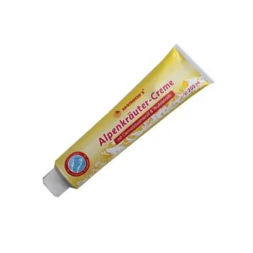 Alpenkräuter-Creme bylinný bylinný krém s konopným olejom a čertovým pazúrom – 200 ml - Náhľad