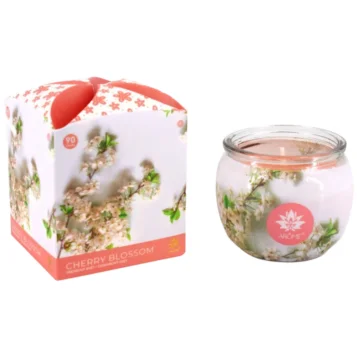 ARÔME Sviečka 90 g, v skle a flower boxe