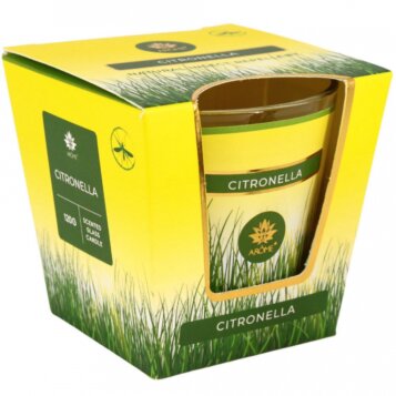 ARÔME Vonná sviečka v skle 120 g Citronella - Náhľad