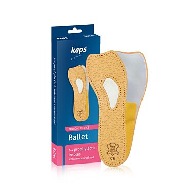 Ortopedické dámske 3/4 vložky do topánok Ballet