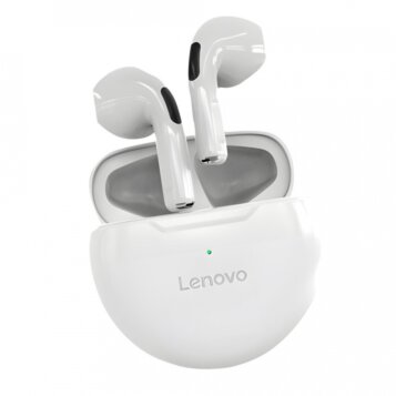 Bezdrôtové bluetooth slúchadlá Lenovo HT38, biele