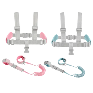 Bezpečnostný popruh s náramkami pre deti  - Náhľad