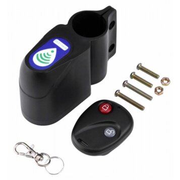 Bicyklový alarm s diaľkovým ovládaním