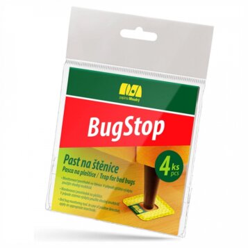 BugStop – Lepová pasca na ploštice pre monitoring a ochranu matrací 4 ks