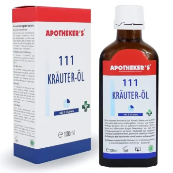 Bylinkový olej na telo a masáž Krauter-Ol, Apotheker's 111, 100 ml