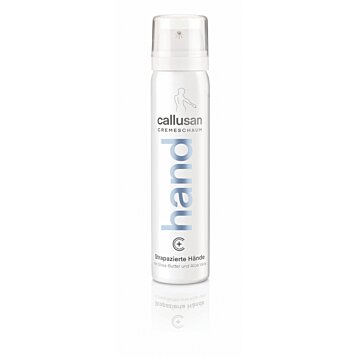 Jemná pena na suchú pokožku rúk s bambuckým maslom a aloe vera Callusan Hand, 75 ml