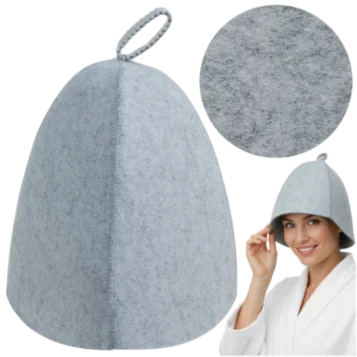 Plstená čiapka do sauny – ochrana hlavy a vlasov pred prehriatím