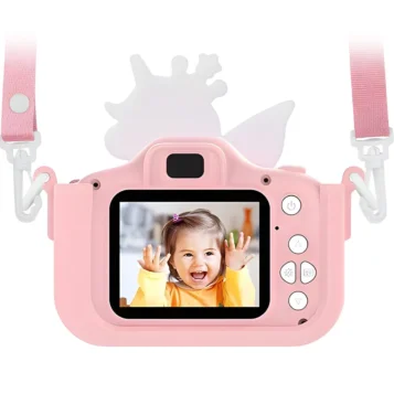 Multifunkčný detský digitálny fotoaparát Jednorožec  - Náhľad