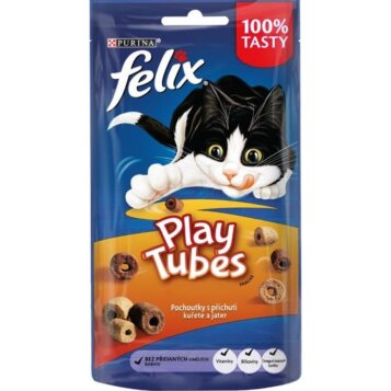 Felix Play Tubes s príchuťou kurčaťa a pečene 1 x 50 g