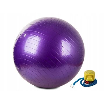 Fitness lopta s pumpou - fialová