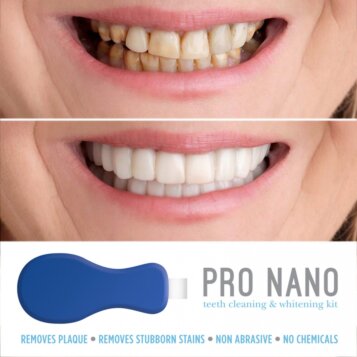Pro nano - set na bielenie a čistenie zubov 2 aplikátory + 5 čistiacich pások - Náhľad