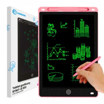 Grafický tablet pre deti s vymazaním jedným tlačidlom 10", ružový