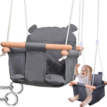 Detská hojdačka v škandinávskom štýle Macko, Baby Cradle