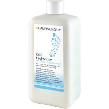 Hydratačný krém na nohy, veľmi suchá a citlivá pokožka nôh, Laufwunder Hydrobalm, 500 ml