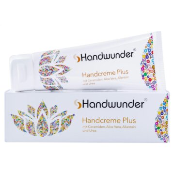 Hydratačný krém na ruky s ureou, alantoínom a aloe vera Handwunder Plus, 75 ml