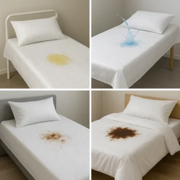 Jednorazové posteľné obliečky Set 3 v 1 (Plachta, Paplón, Vankúš) - Náhľad