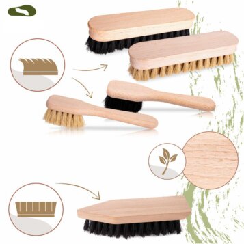 Súprava kefy na starostlivosť o koženú obuv, ShoeClinic 5v1 - Náhľad