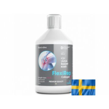 Tekutá kĺbová výživa s kolagénom I, II, III, KolagenDrink FlexiRep - 500 ml