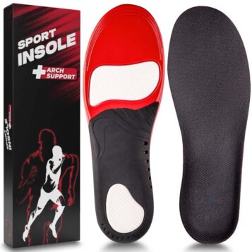Komfortné vložky na podporu pozdĺžnej klenby chodidla s plochou nohou