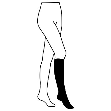 Kompresné lýtkové pančuchy Avicenum 360, M - Náhľad