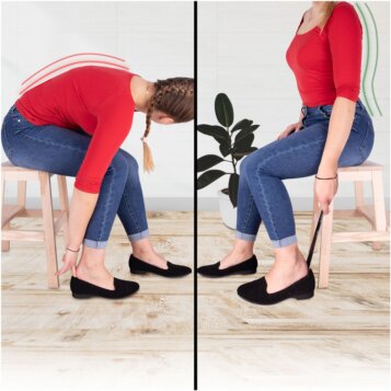 Kovový obuvák na topánky - 26 cm - Náhľad