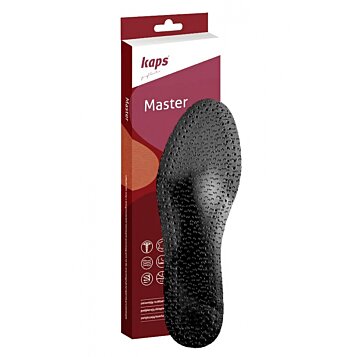 Ortopedické kožené vložky do topánok čierne Master Black