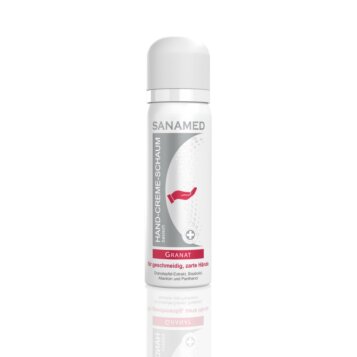 Krémová pena pre vláčne a jemné ruky Sanamed Granat, 100 ml