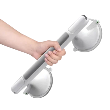 Kúpeľňové úchytky s prísavkou – bezpečná opora pre seniorov bez vŕtania - 33 cm
