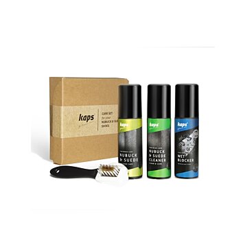 Sada na čistenie a starostlivosť o topánky vyrobeného zo semišu a nubuku