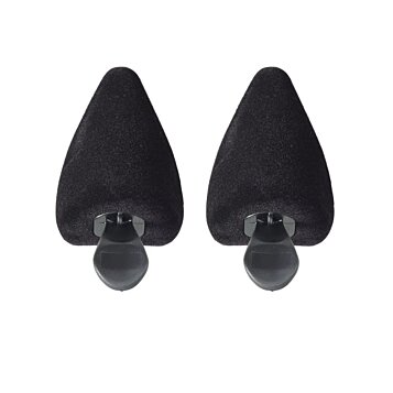 Dámsky napinák s rúčkou špicatý tvar, čierna 35-40 - Náhľad