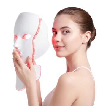 LED maska 7 farieb na tvár a krk – profesionálna fotónová terapia pre omladenie pleti - Náhľad