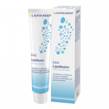 Lipidový krém na nohy, na suchú a citlivú pokožku, Laufwunder lipidbalm, 75 ml
